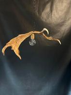 Geweienlamp.lamp.hanglamp.geweien.edelhert.damhert.brocante, Ophalen of Verzenden, Nieuw, 50 tot 75 cm