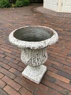 Zeer mooie aardewerk bloempot geglazuurd diameter 32/40 hoog, Ophalen, Rond, Zo goed als nieuw, Minder dan 25 cm