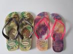2 paar Havaianas teenslippers, maat 39/40, Kleding | Dames, Schoenen, Slippers, Overige kleuren, Ophalen of Verzenden, Gedragen