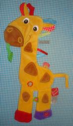 LABEL- Label knuffeldoekje Giraffe Giraf labels geel, Overige typen, Ophalen of Verzenden, Zo goed als nieuw
