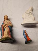 3 gipsen kerststal maria beeldjes, Ophalen of Verzenden, Nieuw