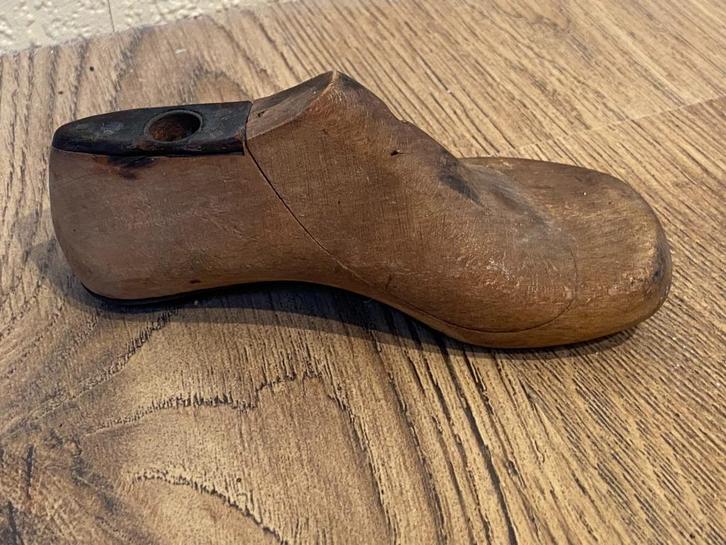 Houten schoenleest - Antiek - Vintage, Antiek en Kunst, Curiosa en Brocante, Ophalen of Verzenden