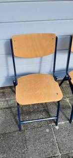 stoel, stapelbaar en verstelbaar, Ophalen, Gebruikt, Drie, Blauw