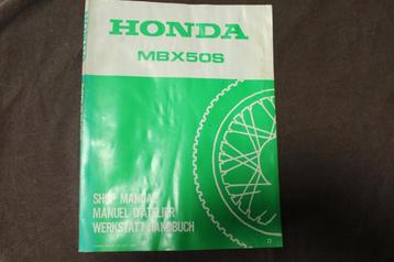 Honda MBX50 S 1983 moped shop manual bromfiets handboek beschikbaar voor biedingen