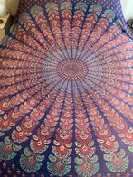 Mandala Laken 180x220cm - Picknickkleed, Wanddecoratie, Huis en Inrichting, Stoffering | Tapijten en Kleden, Blauw, 150 tot 200 cm