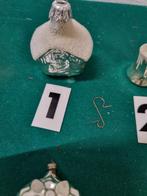kerstboomhangers retro 7 stuks zilver glas , [a513], Diversen, Kerst, Ophalen of Verzenden, 'T Olde Gre-j, Info@toldegrej.nl, Endepoelstraat 20f Didam