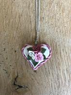 3D hangertje van klei met ketting, Ophalen of Verzenden, Zo goed als nieuw, Zilver, Overige materialen