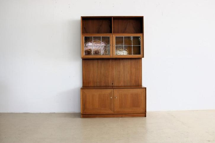 vintage wandmeubel | staand wandsysteem | jaren 60 | Zweeds, Huis en Inrichting, Kasten | Wandmeubels, Gebruikt, Met deur(en)