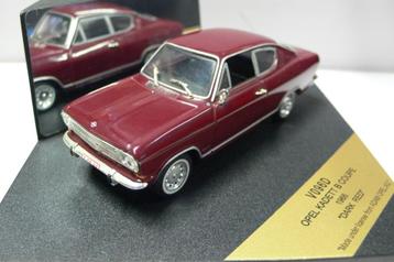opel kadett b kiemen coupe 1966- donkerrood -vitesse-1/43 beschikbaar voor biedingen