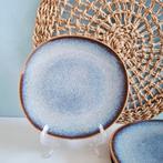 Villeroy & Boch 'Like' 4 gebaks-/broodbordjes in grijs/bruin, Huis en Inrichting, Keuken | Servies, Keramiek, Ophalen of Verzenden