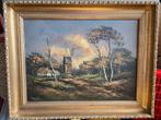 Prachtig schilderij - Madou - Landschap met molen, Antiek en Kunst, Kunst | Schilderijen | Klassiek, Ophalen of Verzenden