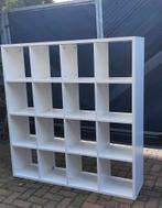 Mooie witte vakkenkast 4x4 vakken, Ophalen, Zo goed als nieuw