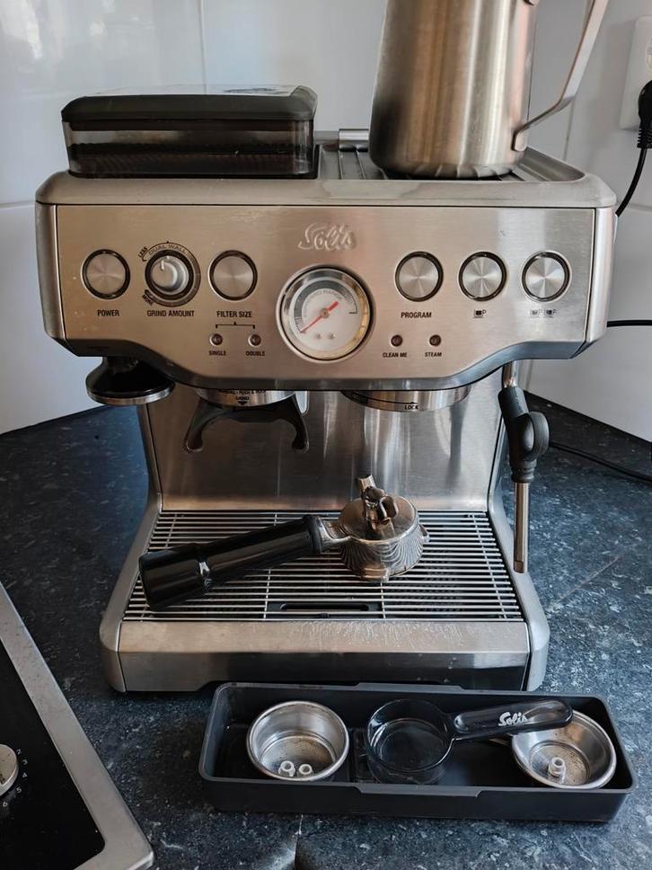Solis Espressomachine, Witgoed en Apparatuur, Koffiezetapparaten, Zo goed als nieuw, Espresso apparaat, Ophalen of Verzenden