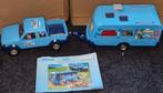 Playmobil 9502 Pick-up truck met caravan. Helemaal compleet, Ophalen of Verzenden, Zo goed als nieuw, Complete set