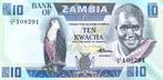 10 Kwacha Zambia 1988 Bankbiljet UNC #ZM4, Ophalen of Verzenden, Zambia, Los biljet