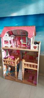 Houten Poppenhuis Bandit & Angels - Goede Conditie, Ophalen, Gebruikt, Poppenhuis