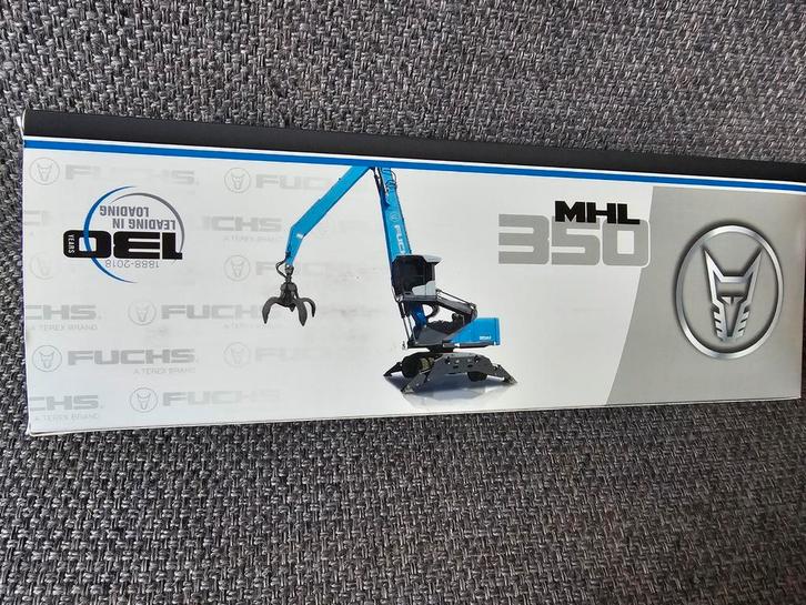 Fuchs MHL350F overslagkraan met poliepgrijper Conrad nieuw, Hobby en Vrije tijd, Modelbouw | Auto's en Voertuigen, Nieuw, Overige typen