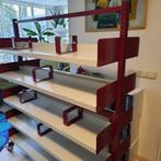 industriele boekenkast roomdivider uit bibliotheek jaren 60, 25 tot 50 cm, Gebruikt, Ophalen