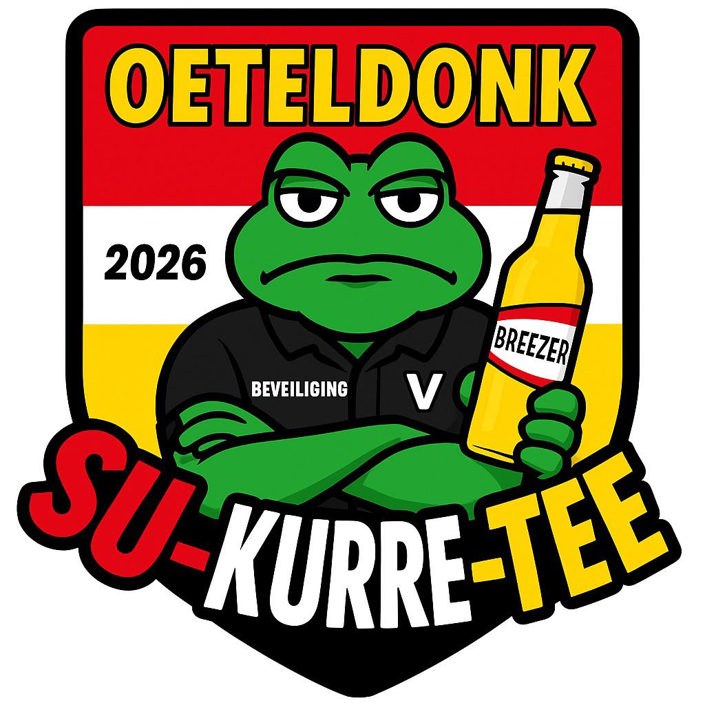 Carnaval embleem Oeteldonk 2026, Carnaval, Overige maten, Ophalen of Verzenden, Zo goed als nieuw
