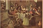 No 3 Jan Steen 1626-1679 Het vrolijke huisgezin, Verzenden, Ongelopen, Overige thema's