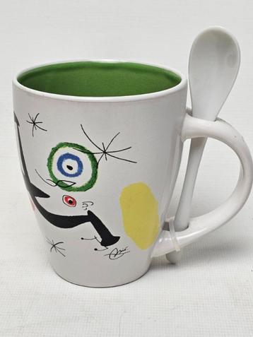 # Mok en lepel print of Joan Miró's work 2012 beschikbaar voor biedingen