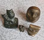 Kleine koperen en bronzen uiltjes, Ophalen of Verzenden