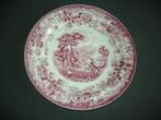 Petrus Regout Amazone rood decor, 3 borden, Antiek en Kunst, Antiek | Servies los, Ophalen of Verzenden