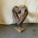 Hartje op voet –teak - 46 cm - Nieuw bij TTM Wonen, Nieuw, Info@ttmwonen.nl, Taag 63, Den Haag (Forepark), TTM Wonen
