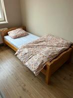 Houten eenpersoonsbed gratis, Huis en Inrichting, Ophalen, Gebruikt, 90 cm, Eenpersoons