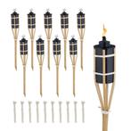 Tuinfakkels 40 cm set van 10 - nieuw in doos, Ophalen of Verzenden, Nieuw