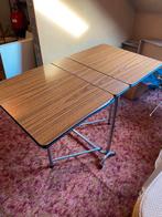 Vintage uitklapbare tafel, Huis en Inrichting, Tafels | Eettafels, Ophalen, Overige materialen, Gebruikt, 50 tot 100 cm