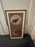 Kunstwerk Japanse technieken op geschept papier, Ophalen