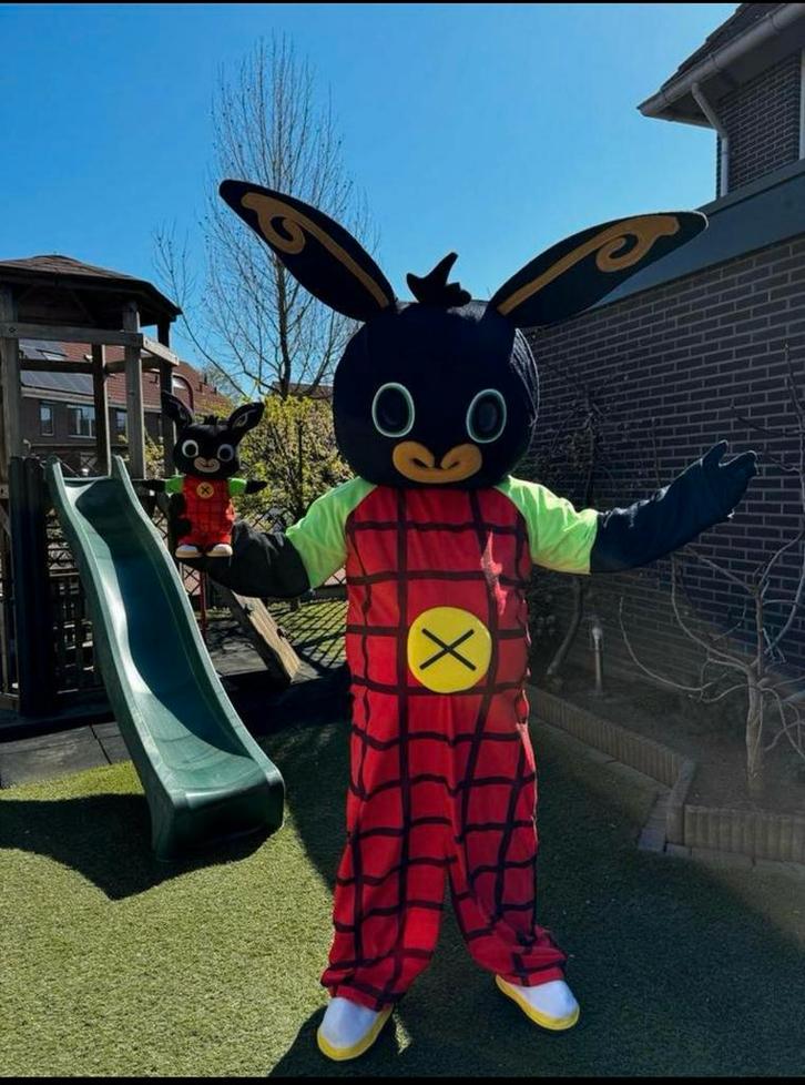 BING MASCOTTE‼️, Hobby en Vrije tijd, Feestartikelen | Verhuur, Zo goed als nieuw, Ophalen