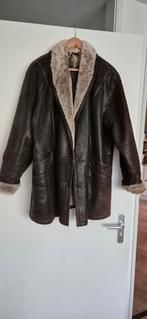 2 prachtige vintage leren damesjassen in de modekleur bruin!, Kleding | Dames, Ophalen, Gedragen, Maat 42/44 (L), Bruin