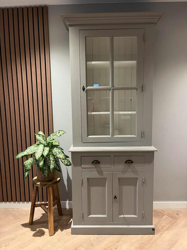 Landelijke buffetkast grijs, Huis en Inrichting, Kasten | Buffetkasten, Gebruikt, 200 cm of meer, 50 tot 100 cm, 25 tot 50 cm