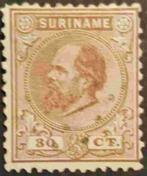 SURINAME - nr. 11C met licht puntstempel, Verzenden, Gestempeld