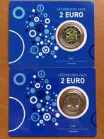 2 Euro Luxemburg 2025 BU 2x coincard Hendrik Schuman kleur, Ophalen of Verzenden, Luxemburg, 2 euro, Setje