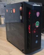 Game pc + 2 monitoren + muis, toetsenbord & headset, Zelfgebouwde PC, AMD Ryzen 5, Zo goed als nieuw, Gaming