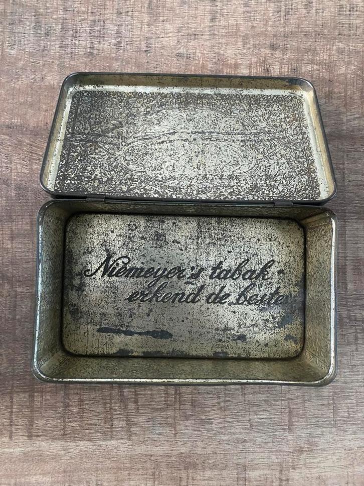 Oude Niemeyer's Tabaksblik, Verzamelen, Blikken, Ophalen of Verzenden