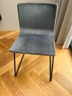 Bernhard 4 stoelen IKEA velour grijs, Huis en Inrichting, Grijs, Vier, Ophalen of Verzenden, Zo goed als nieuw