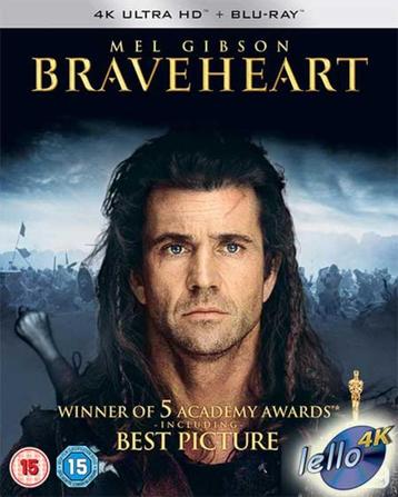 Blu-ray 4K: Braveheart (1995 Mel Gibson), 3-disc KiS, UK NLO beschikbaar voor biedingen
