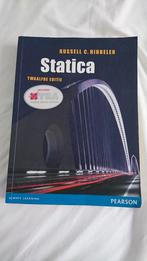 Statica twaalfde editie hibbeler, Boeken, Studieboeken en Cursussen, Ophalen of Verzenden, Zo goed als nieuw, HBO, Russell C. Hibbeler