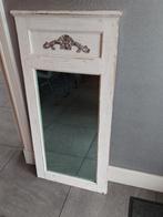 Spiegel houten halspiegel wandspiegel, Huis en Inrichting, Ophalen, Zo goed als nieuw, Rechthoekig, Minder dan 100 cm