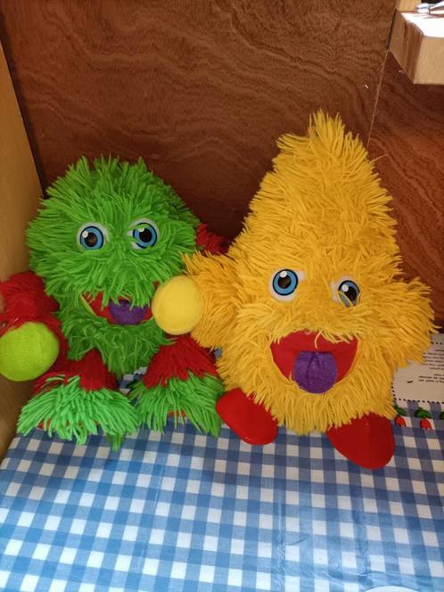 2 x Grobbebol handpop Tita Tovenaar, Kinderen en Baby's, Speelgoed | Knuffels en Pluche, Ophalen of Verzenden