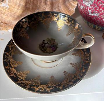 Antiek Bavaria Kop en Schotel beschikbaar voor biedingen