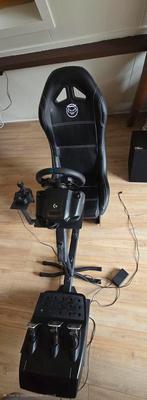 Racestoel, stuur, pedaal en schakelbak voor ps4/ps5/pc/Xbox, Spelcomputers en Games, Spelcomputers | Xbox | Accessoires, Ophalen