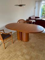 Uitschuifbare kersenhouten tafel van het merk Skovby, Huis en Inrichting, Tafels | Eettafels, 150 tot 200 cm, Gebruikt, Rechthoekig