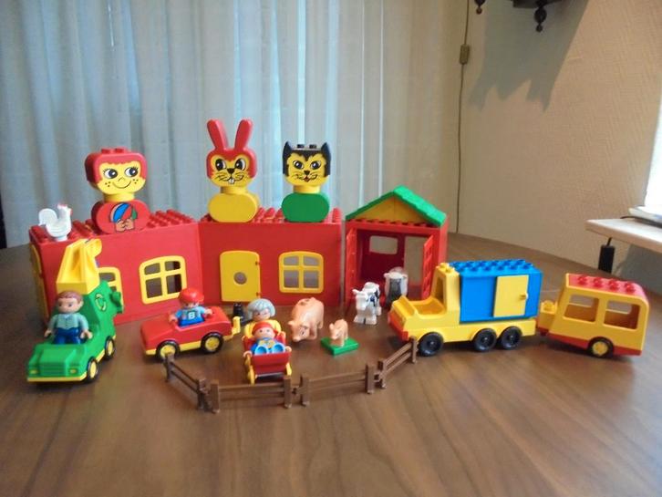 duplo vintage boerderij met div auto`s enz, Kinderen en Baby's, Speelgoed | Duplo en Lego, Gebruikt, Duplo, Losse stenen, Ophalen of Verzenden