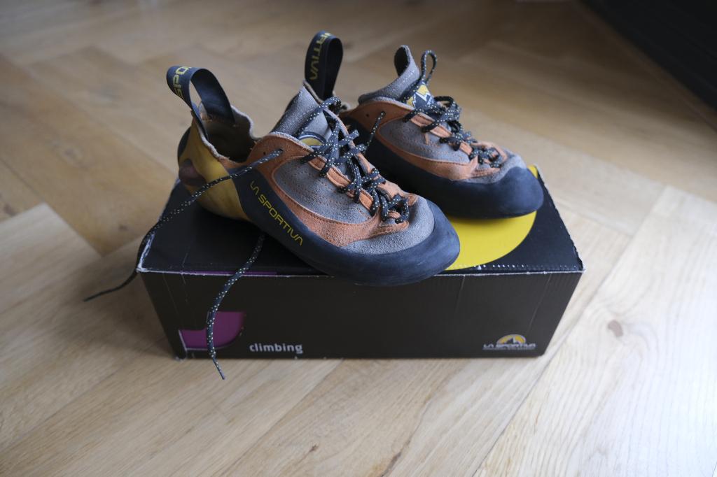 La Sportiva Finale klimschoenen - Maat 38 - Nieuwstaat, Sport en Fitness, Klimsport, Ophalen of Verzenden, Zo goed als nieuw, Klimsportschoenen