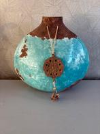 Jama Trade Stenen Vaas Blauw, Huis en Inrichting, Woonaccessoires | Vazen, Ophalen, Steen, Gebruikt, Blauw